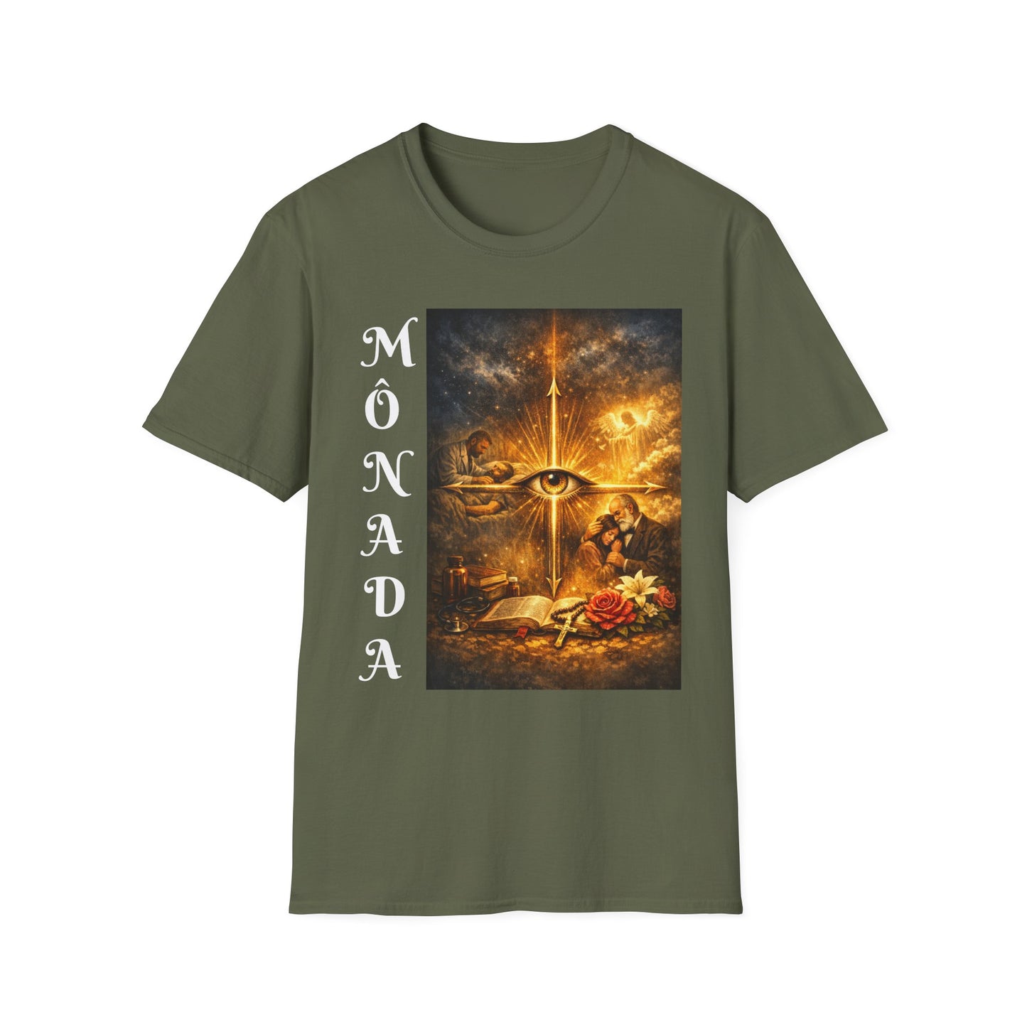Mônada — Camiseta com estampa filosófica "EU = (0,0)"