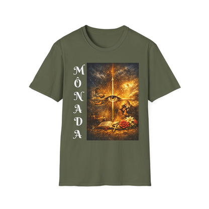 Mônada — Camiseta com estampa filosófica "EU = (0,0)"
