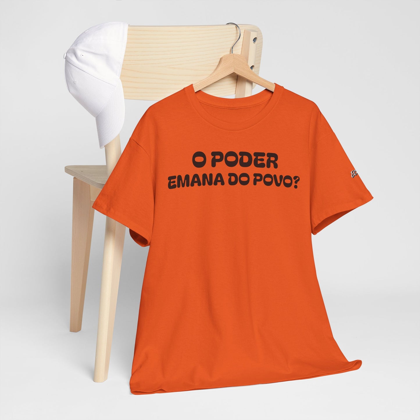 Camiseta “O Poder Emana do Povo” – Reflexão Sociológica sobre Poder e Sociedade