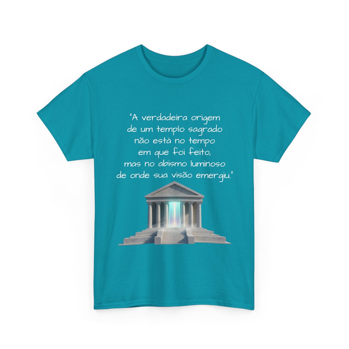 Camiseta Templo Sereno — Algodão 100% Médio