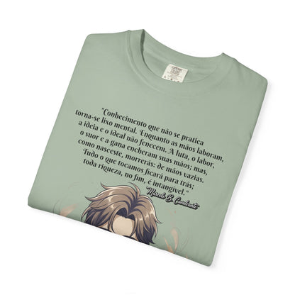 Camiseta Poética Citação Portuguesa — Trecho de Marcelo B. Cavalcante