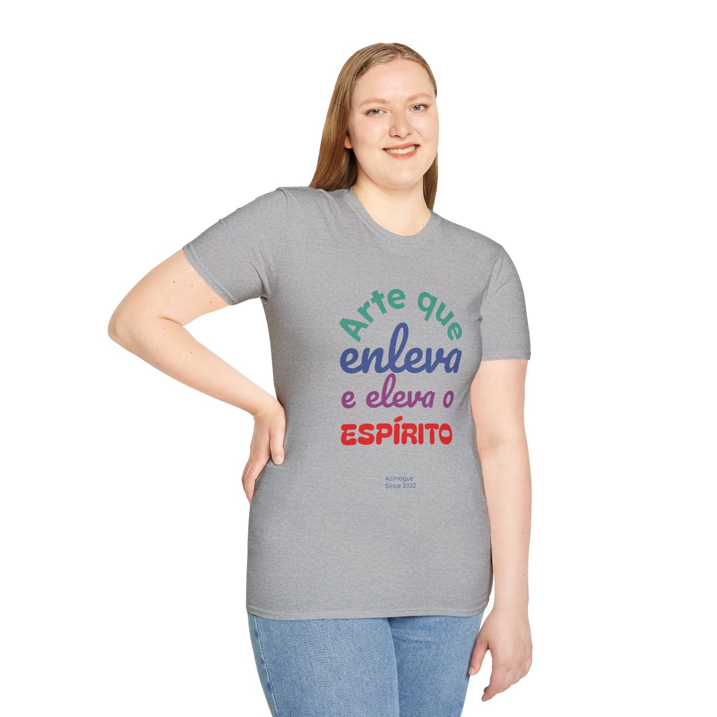 Camiseta "Arte que eleva e enleva o espírito" | Azirrague
