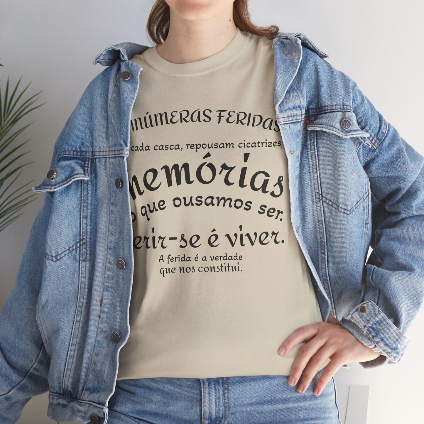 Camiseta “As Inúmeras Feridas” – Algodão Premium Unissex