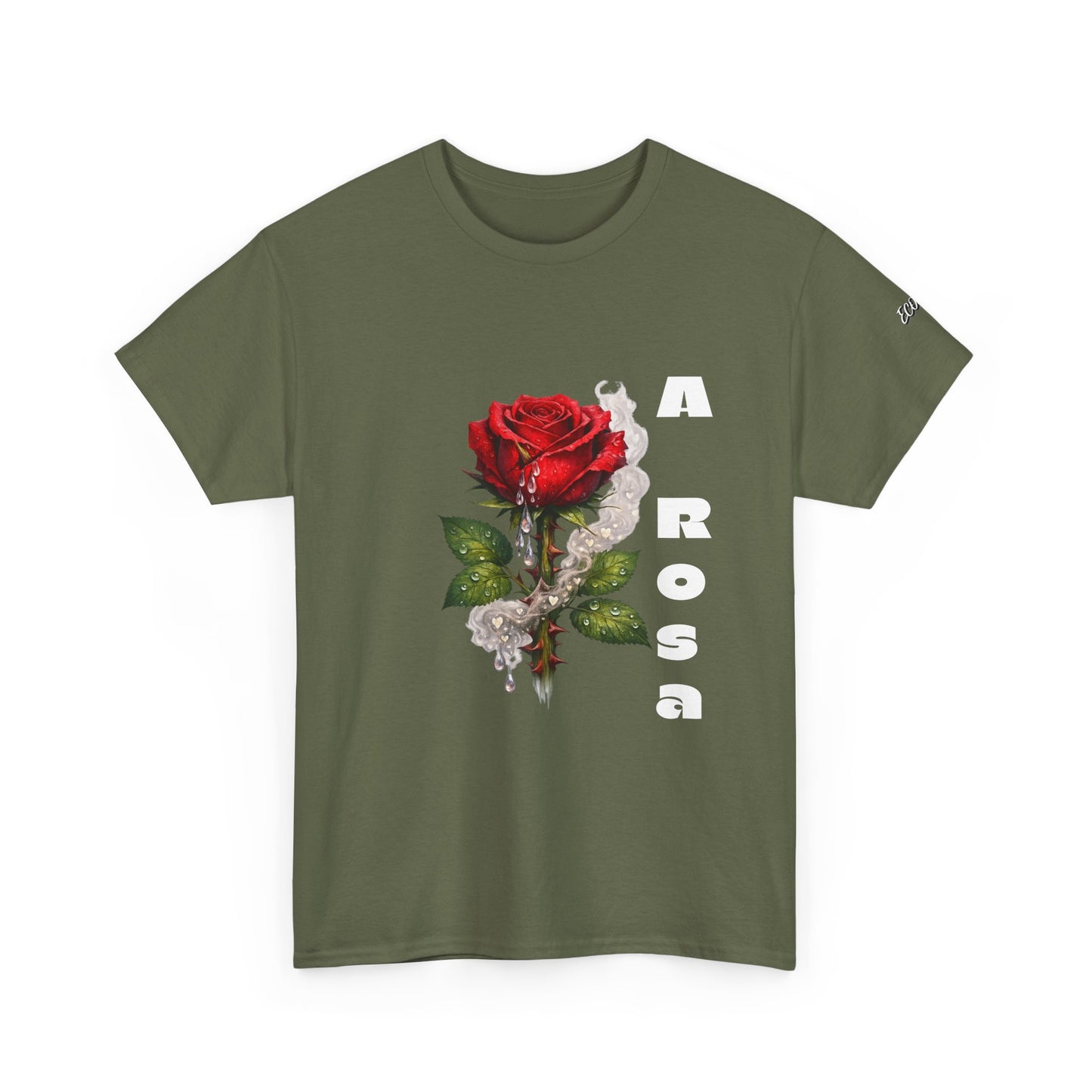 Camiseta Poema Azirrague — Rosa, Espinho e Amor