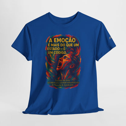 Camiseta Frase de Azirrague – Trecho de Marcelo B. Cavalcante | Algodão Gildan 5000