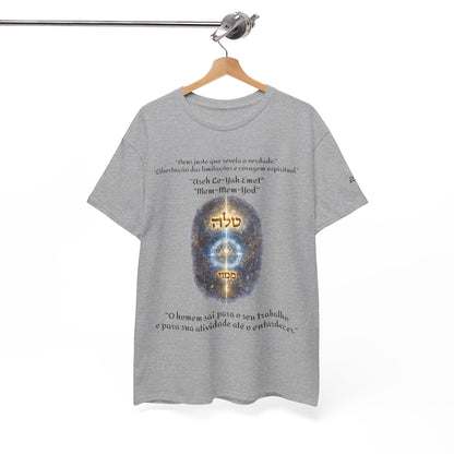 Camiseta Cabalística Asaliah & Imamiah – Símbolos Místicos e Energia Espiritual