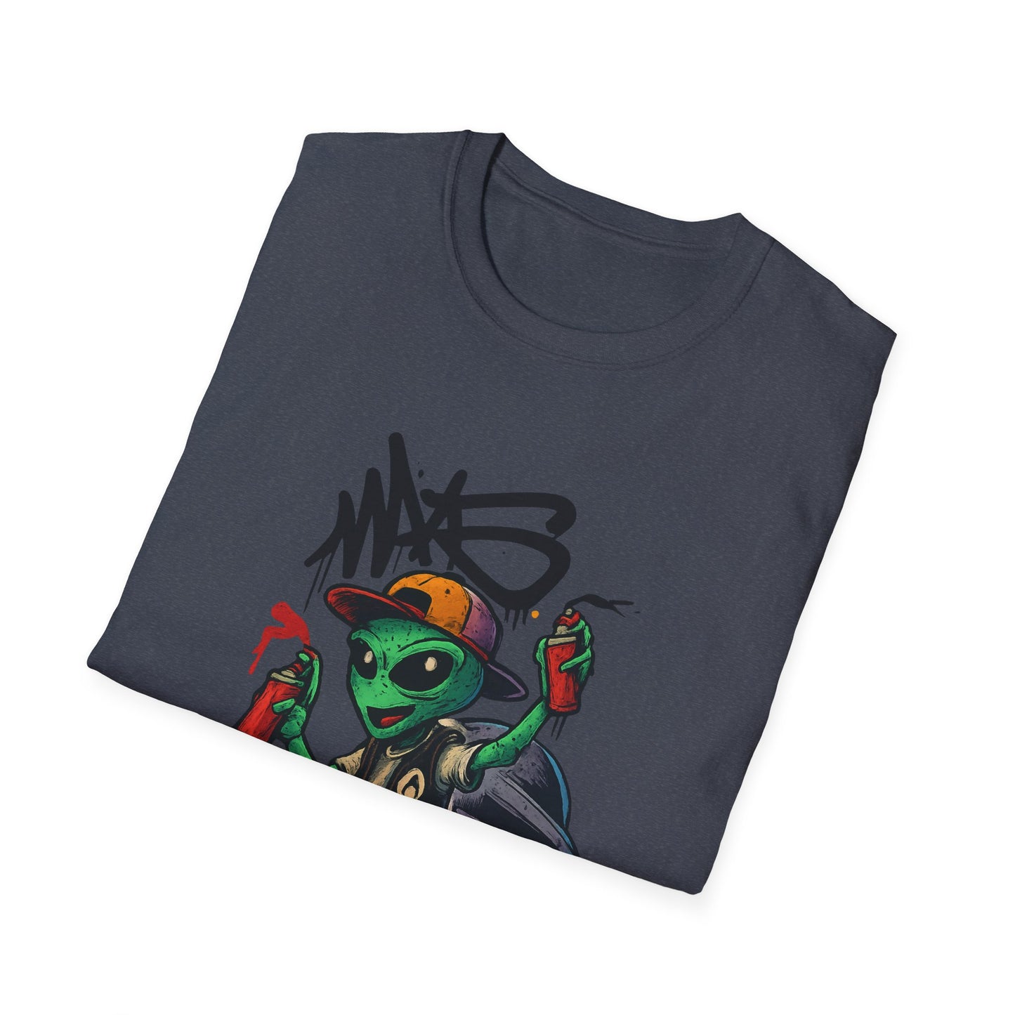 Camiseta Street Art Cogumelo Guardião – Algodão Ring-Spun Gildan 64000