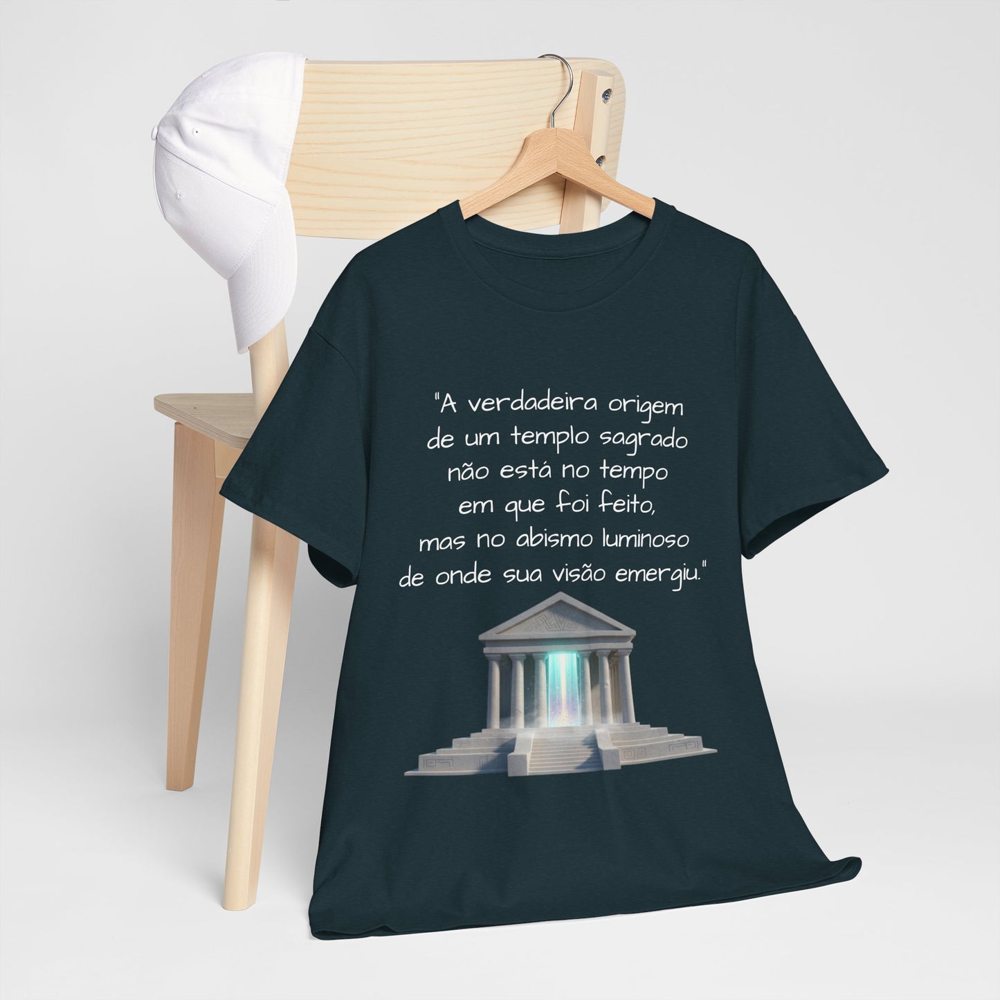 Camiseta Templo Sereno — Algodão 100% Médio