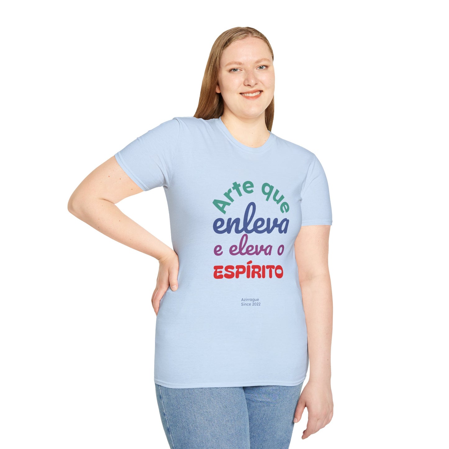 Camiseta "Arte que eleva e enleva o espírito" | Azirrague