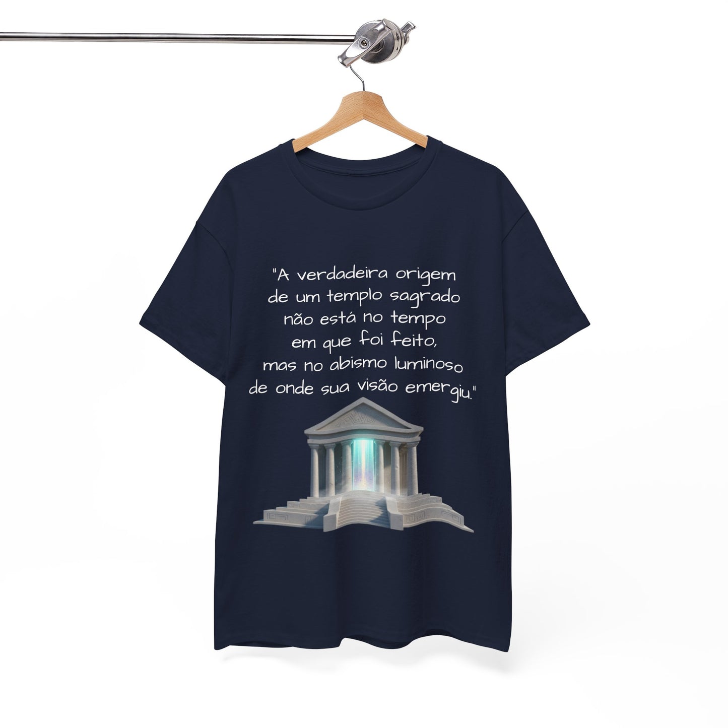 Camiseta Templo Sereno — Algodão 100% Médio