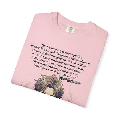 Camiseta Poética Citação Portuguesa — Trecho de Marcelo B. Cavalcante