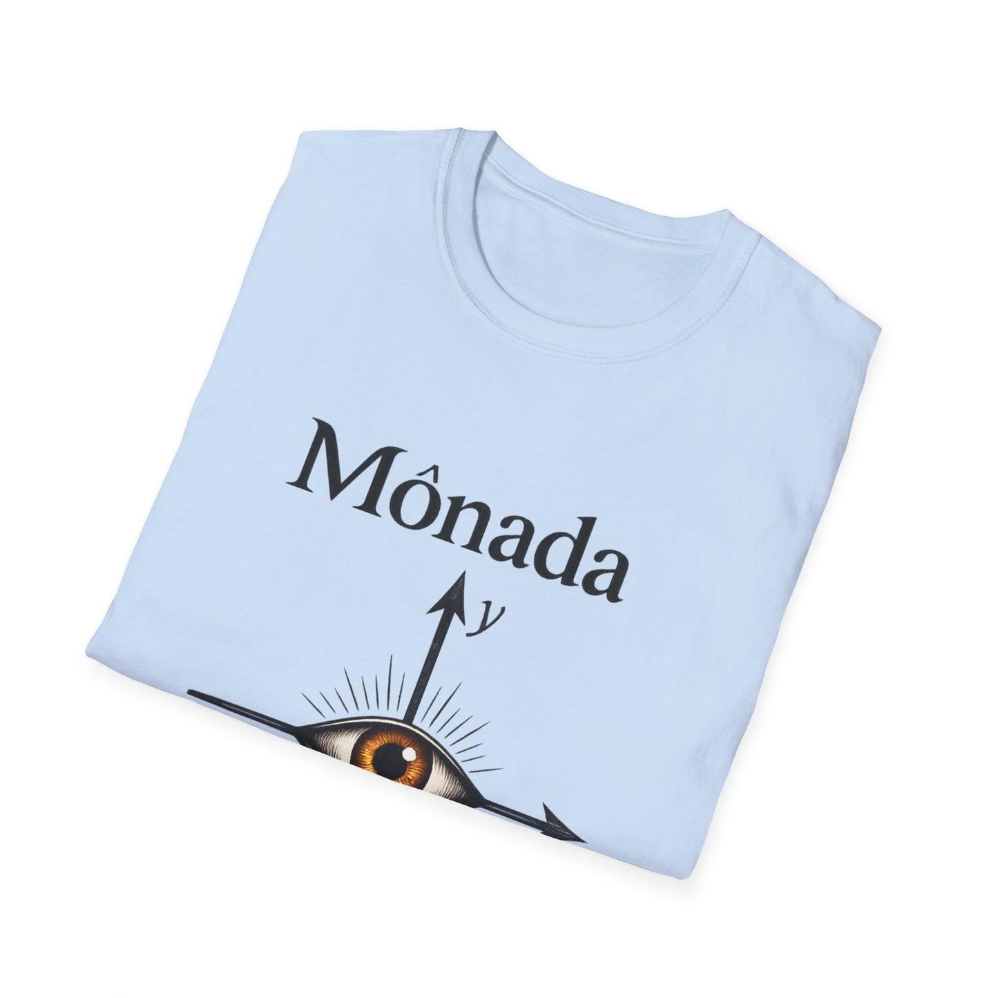 Mônada — Camiseta com estampa filosófica "EU = (0,0)"