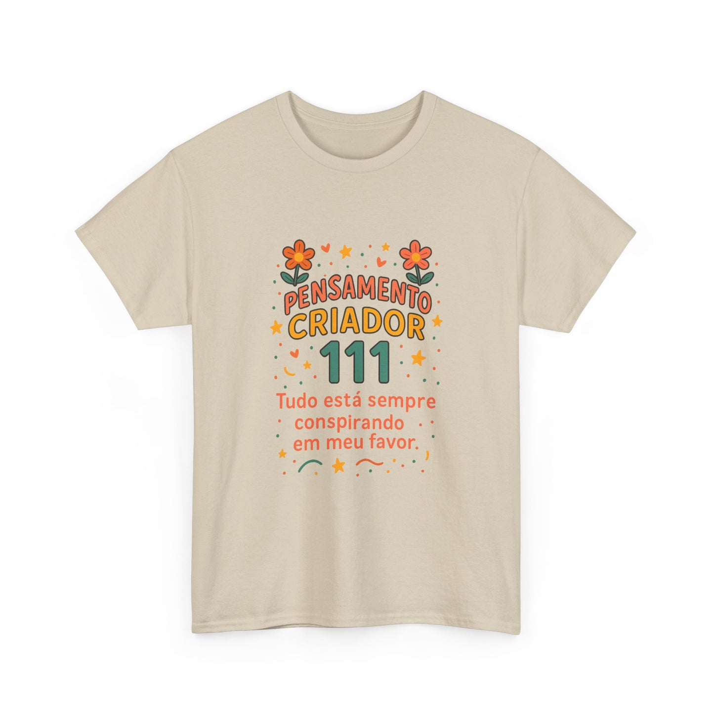 Camiseta 111 Pensamento Criador — Algodão 180g