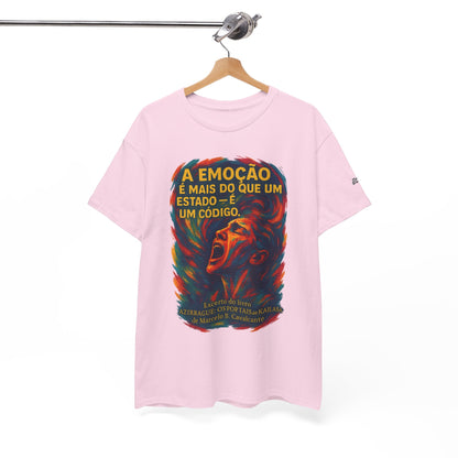 Camiseta Frase de Azirrague – Trecho de Marcelo B. Cavalcante | Algodão Gildan 5000