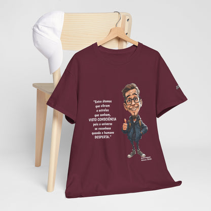 Camiseta Azimur “O Universo Reconhece Quem Desperta” – Algodão 100% Unissex