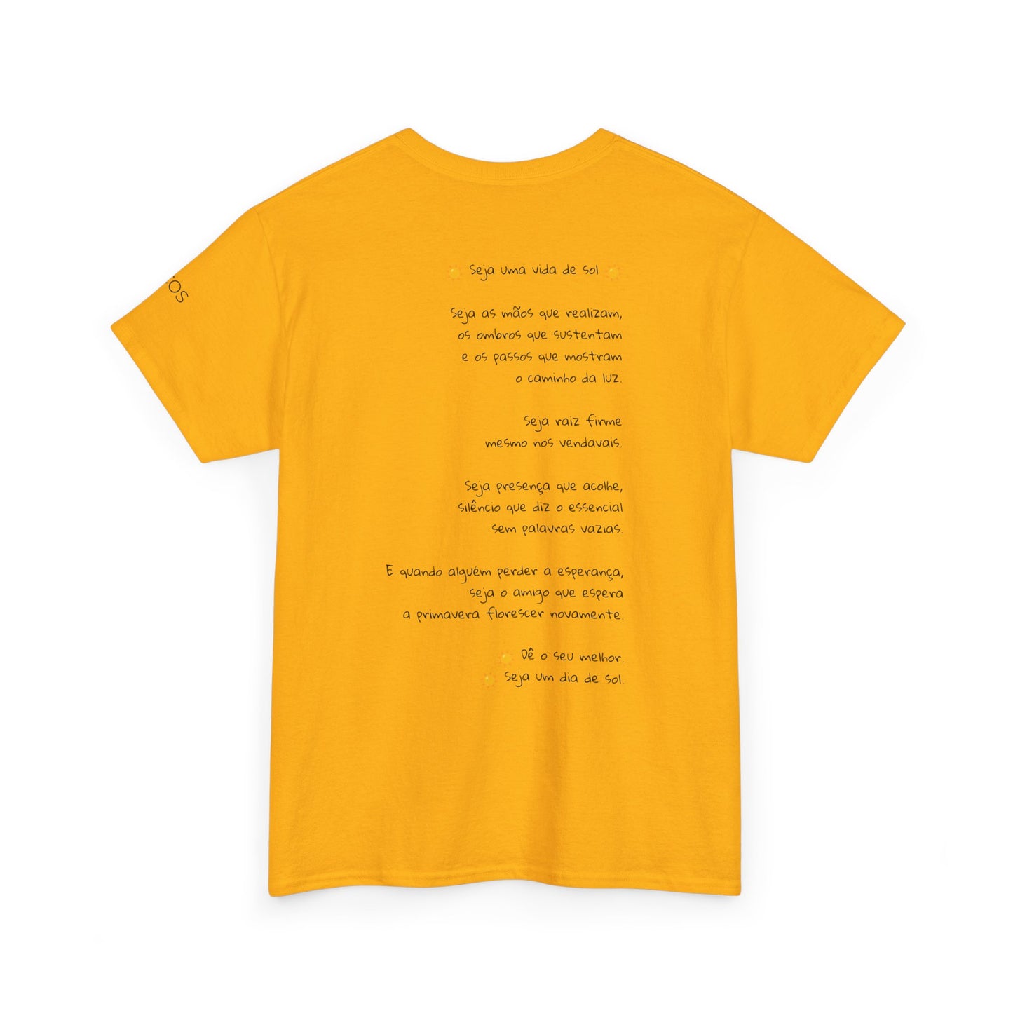 Camiseta Luz Serena – Poema de Esperança em Algodão