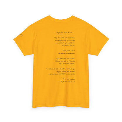 Camiseta Luz Serena – Poema de Esperança em Algodão
