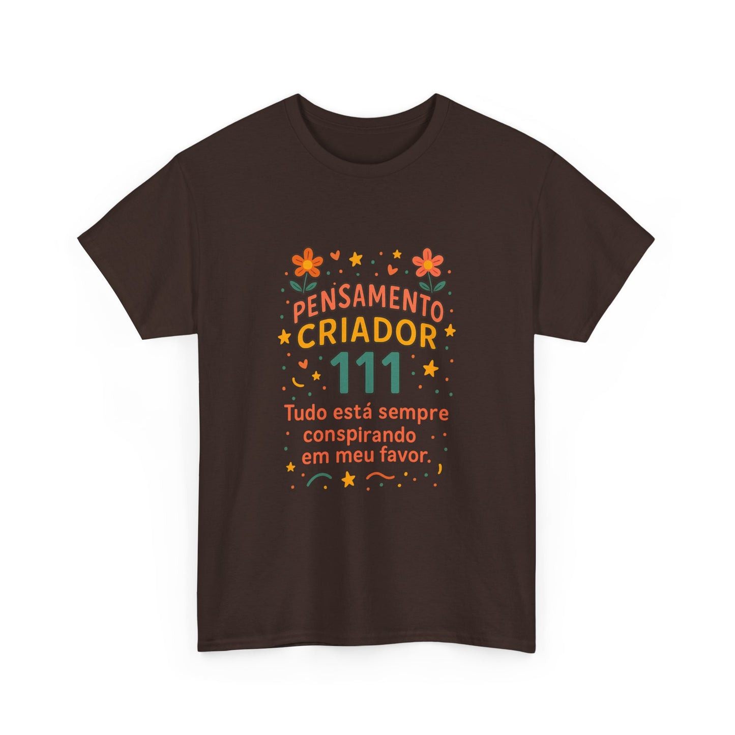 Camiseta 111 Pensamento Criador — Algodão 180g