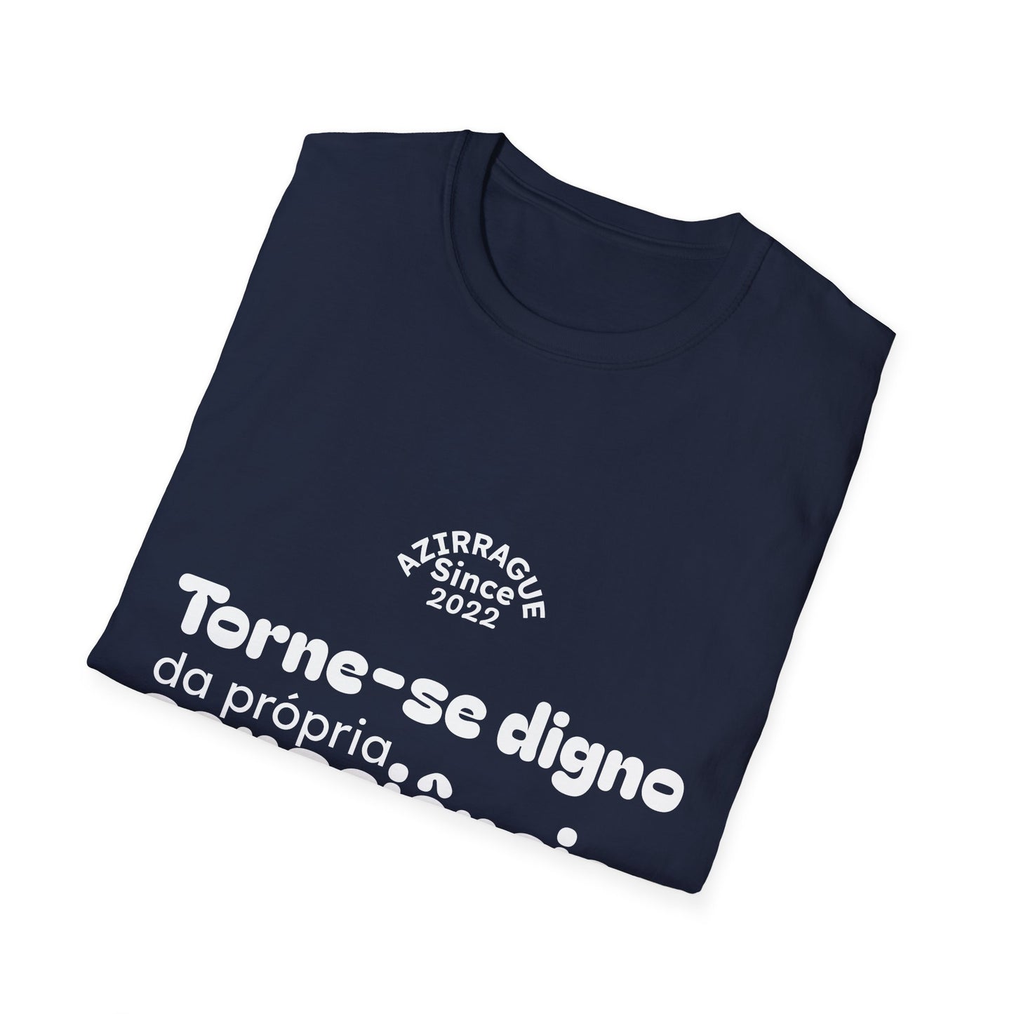 Camiseta Minimalista com Frase Reflexiva | Torne-se Digno